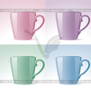 cups - vector clip art