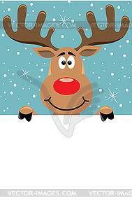 rudolph deer - vector clip art