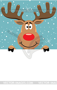  rudolph deer - vector clip art