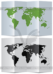 World map - vector clipart