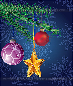 Xmas  decoration - vector clip art