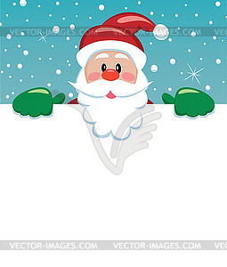 Santa - royalty-free vector clipart