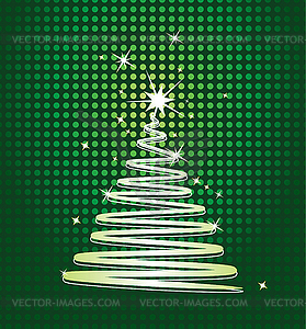 Christmas  tree  - vector image