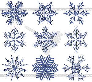 Snowflakes - vector clipart