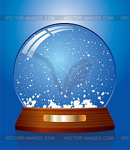 Snow globe - vector clipart