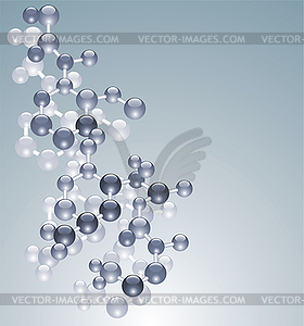 Abstract molecule  - vector image