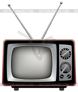  tv set - stock vector clipart