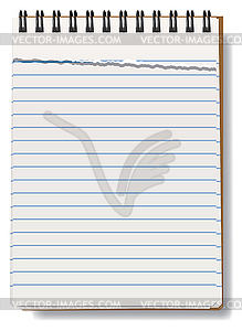 Notepad  - vector image