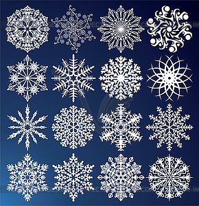 Snowflakes - vector clipart