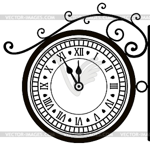  clock - vector image