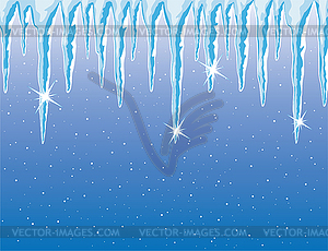 icicles - vector clipart