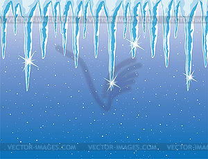  icicles  - vector clipart