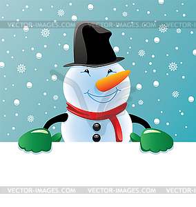 Snowman - vector clip art