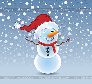 Snowman - vector image