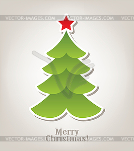Christmas tree - vector clipart