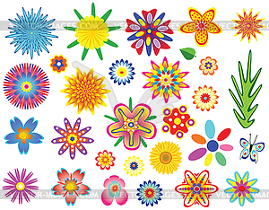 Flowers  - vector clip art