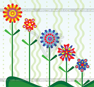 Floral background  - vector clip art