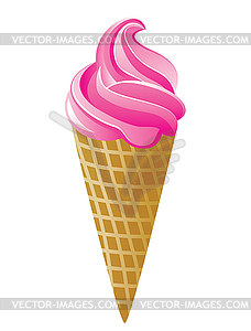 Icecream cone - vector image