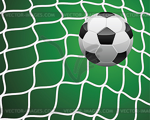 Soccer goal - vector image