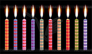 Candles  - vector clip art