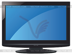 LCD monitor - vector clip art