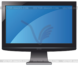 LCD monitor - vector clipart