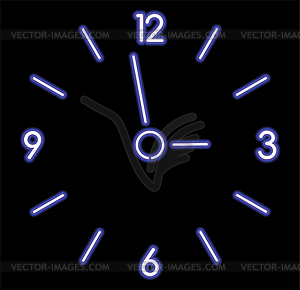 Векторные часы - изображение в векторном виде