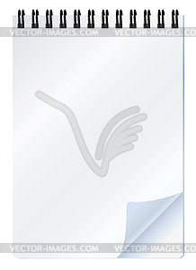 Notepad - vector image