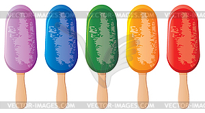 Popsicles - vector EPS clipart