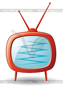  tv set - royalty-free vector image