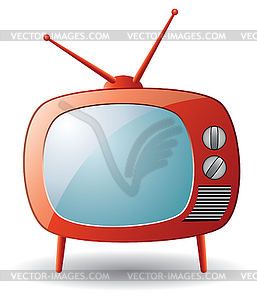  tv set - vector image