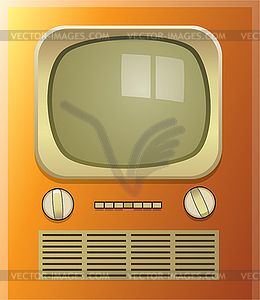  tv set - vector image