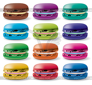 Macarons - изображение в векторном формате