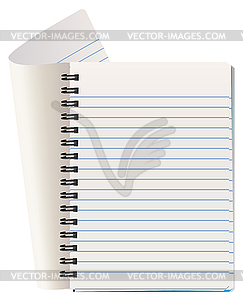 Notepad - vector image