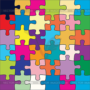  puzzle  - vector image