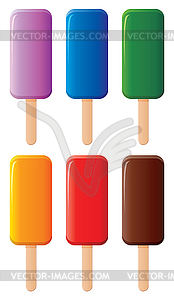 Popsicles  - vector image