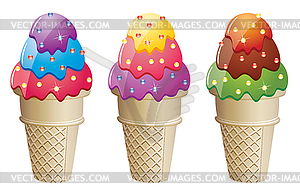  icecream - vector clipart / vector image