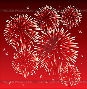 Fireworks - vector image