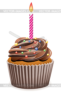  cupcake - vector image