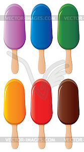 popsicles - vector clip art