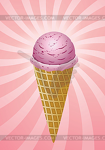 Icecream cone - vector clipart