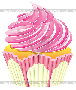 Vector cupcake - vector image
