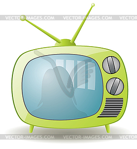 Vector  tv set - vector clipart