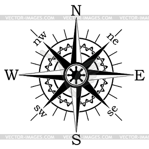 Вектор компас - иллюстрация в векторном формате