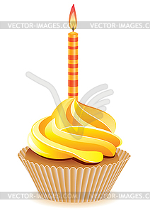 Vector cupcake  - vector EPS clipart