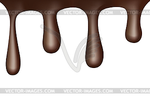 Vector chocolate drops - vector clip art