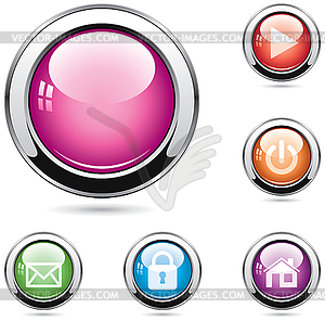 Buttons - vector clipart