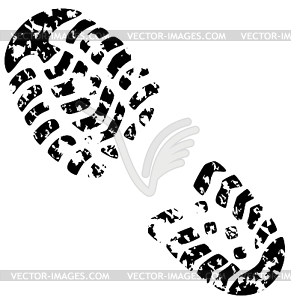 Foot print - vector clipart
