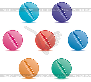 Vector  pills - vector image