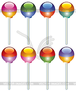 Vector  lollipops - vector clipart / vector image